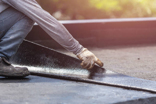 Professional Foundation Crack Repair technician working in New Lisbon, IN